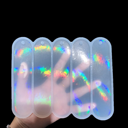 Laser Hologram Bookmark Resin Molds