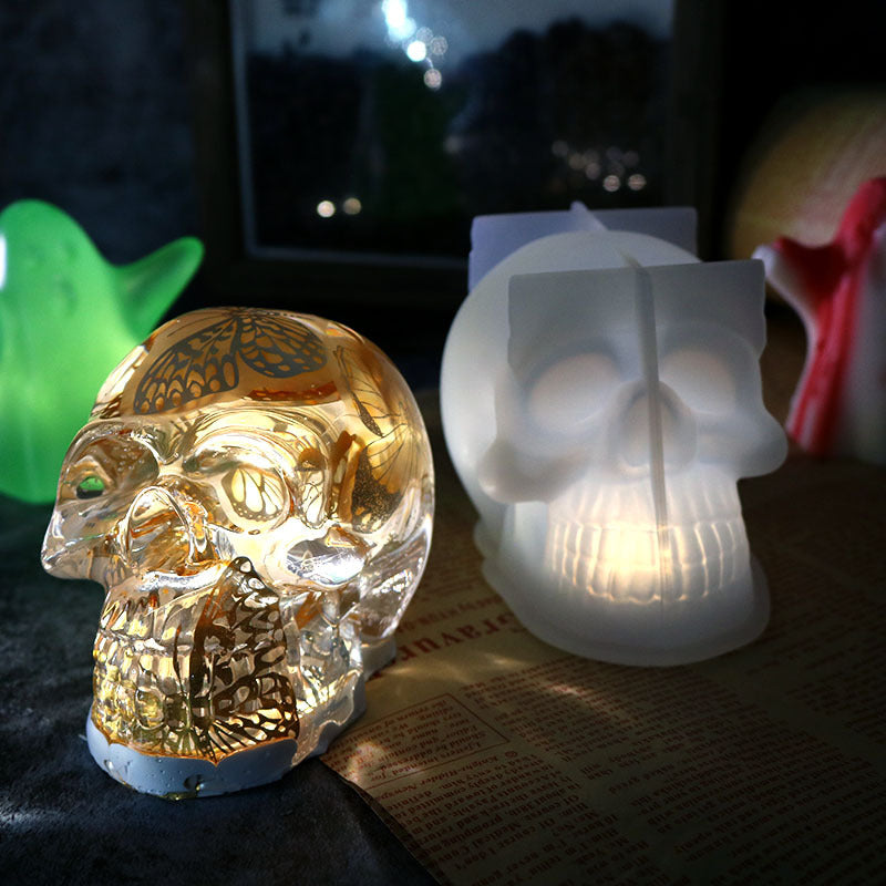 NicPro Epoxy Resin Review Pouring Hear See and Speak No Evil Skeleton Skull  Heads Silicone Molds 