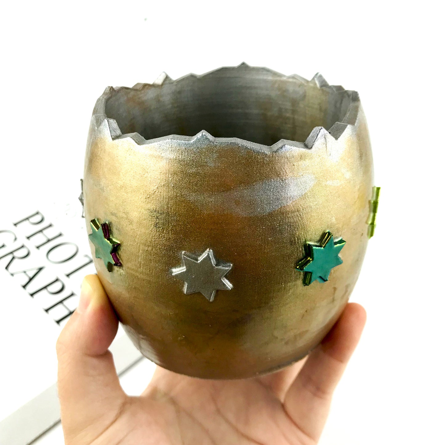 Eggshell Flower Pot Silicone Resin Mold Flower Pot Ornaments