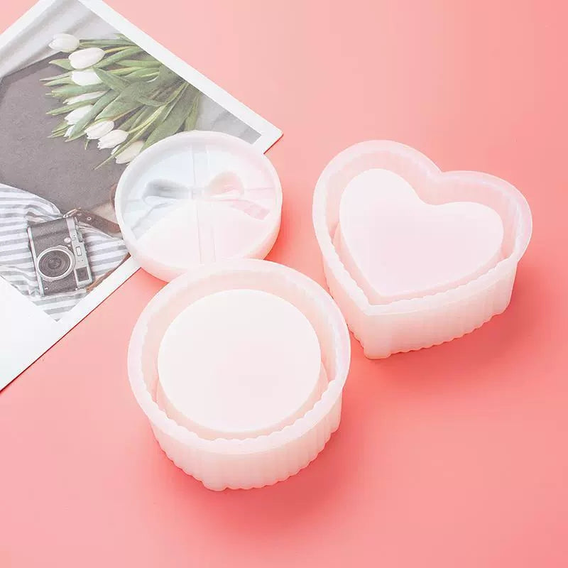 Bow Storage Box Round Oval Heart Square Resin Mold – IntoResin