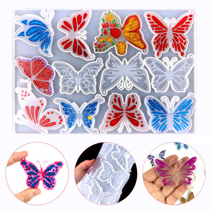 Butterfly Keychain Pendant Resin Mold