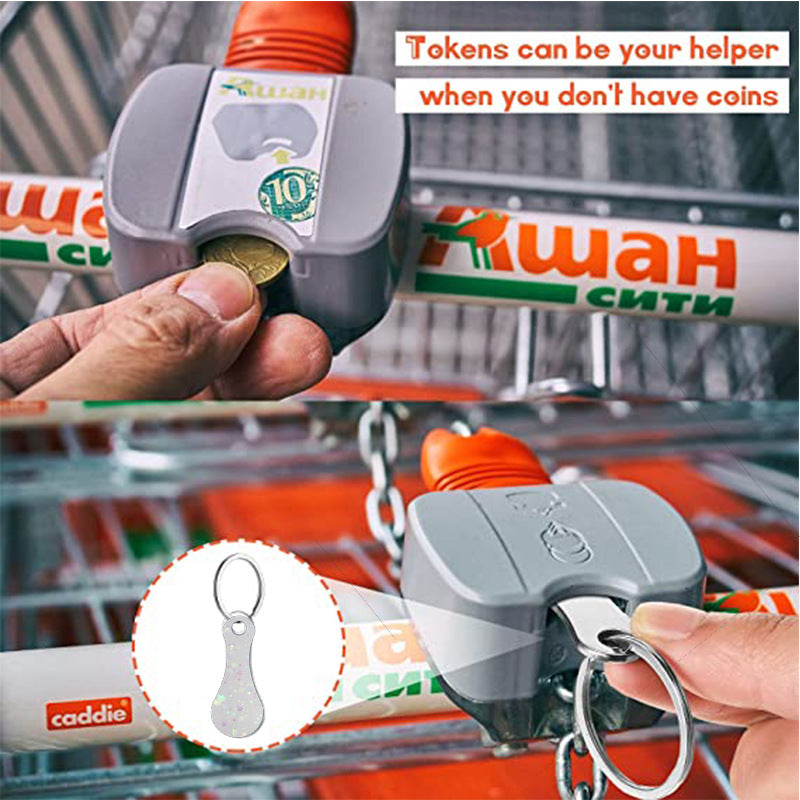 Supermarket shopping Cart Token Key Accessory Resin Mold
