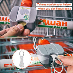 Supermarket shopping Cart Token Key Accessory Resin Mold