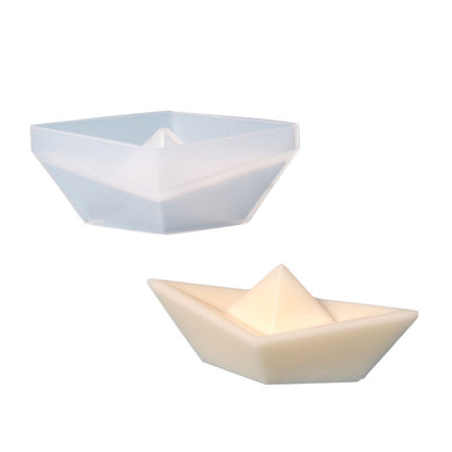 Paper Boat Candle Mold Handmade Ornaments Mold