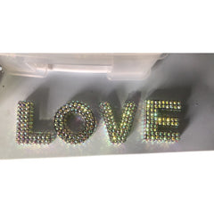 Handmade Diamond LOVE Letter Resin Mold Ornament Valentine's Day Wedding Gift