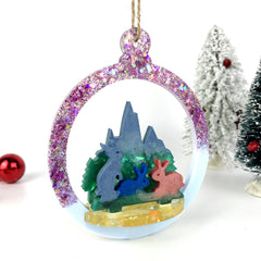 Christmas Decorations Patchwork Hanging Resin Mold