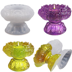Lotus Candle Holder Resin Mold Table Ornament