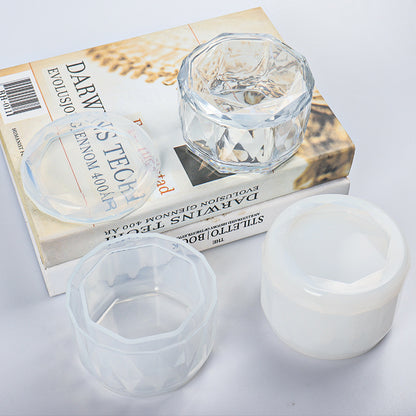 High Transparent Storage Box Resin Silicone Mold