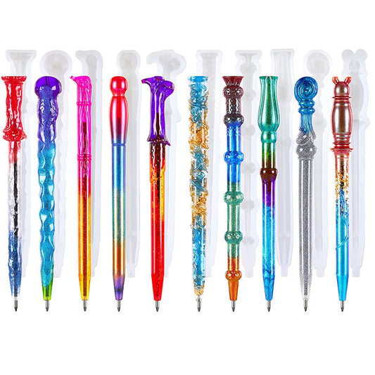 10pcs Magic Shape Pen Resin Molds