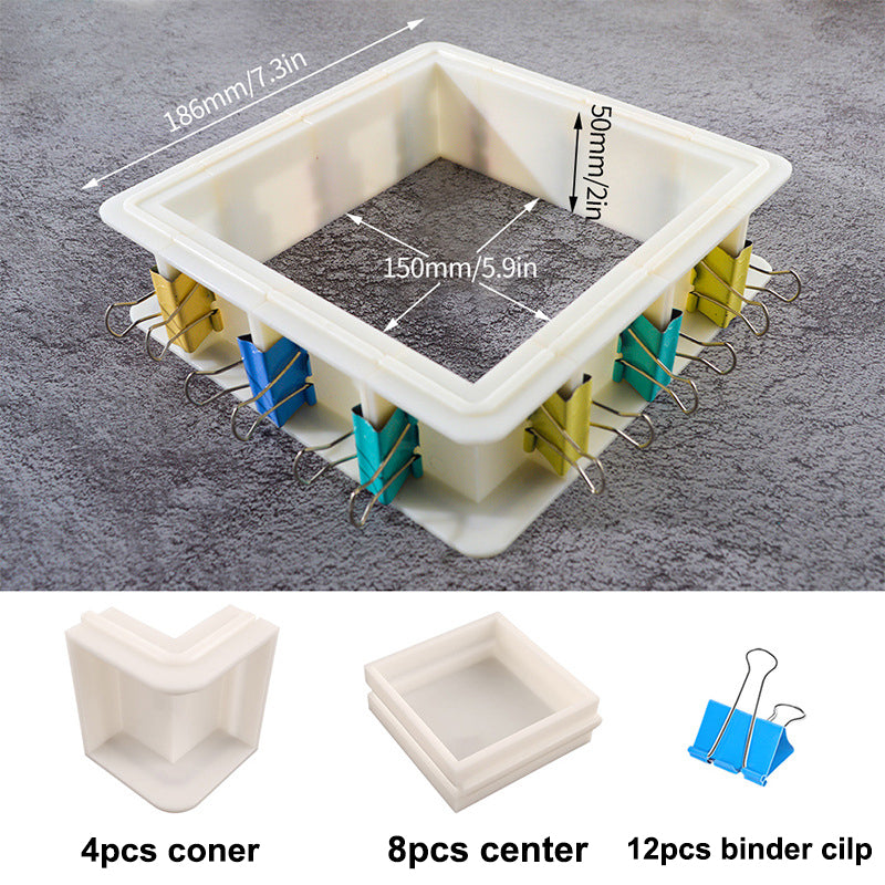 Adjustable Mold Housing for Silicone Molds Making(24pcs）
