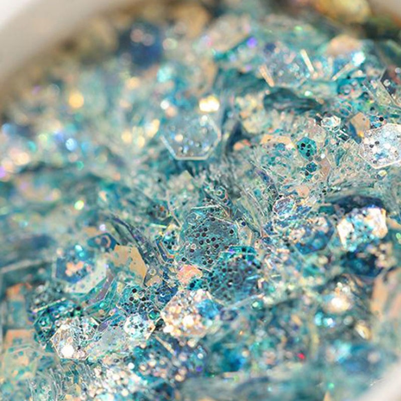 8 Colors Glitter Powder Mermaid Girl Glitter