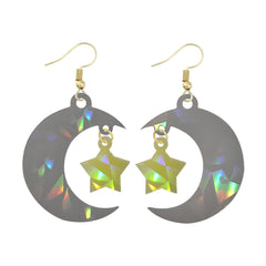 Moon  Star Laser Earrings Silicone Mold