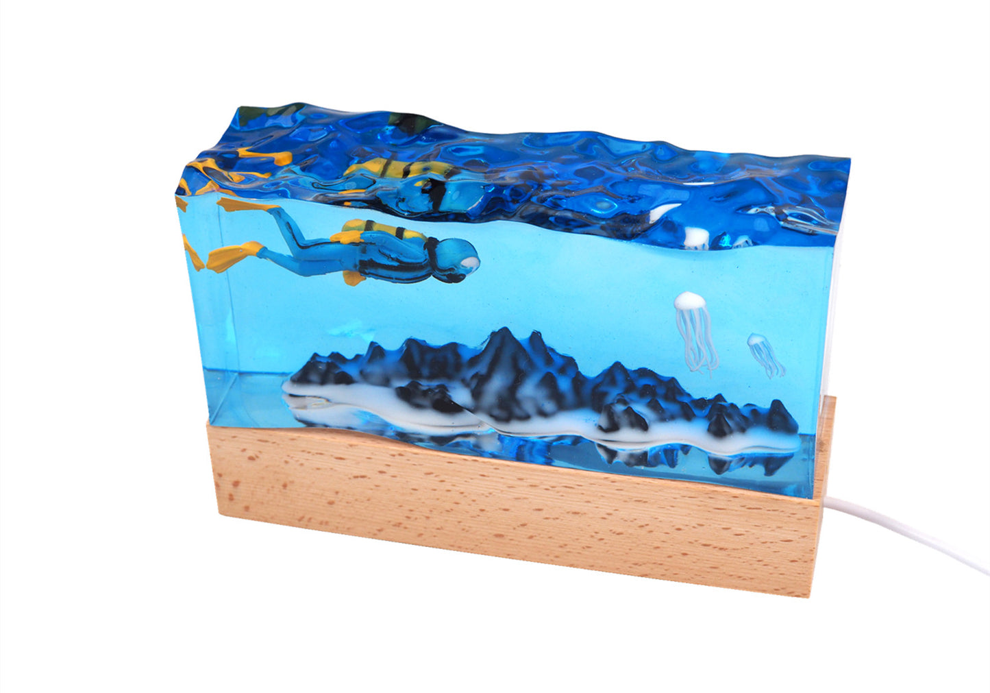 Mountain Ocean Wave Seawater Resin Mold