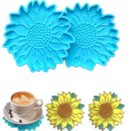 Resin Sunflower Mold, Soft Silicone for Resin Casting