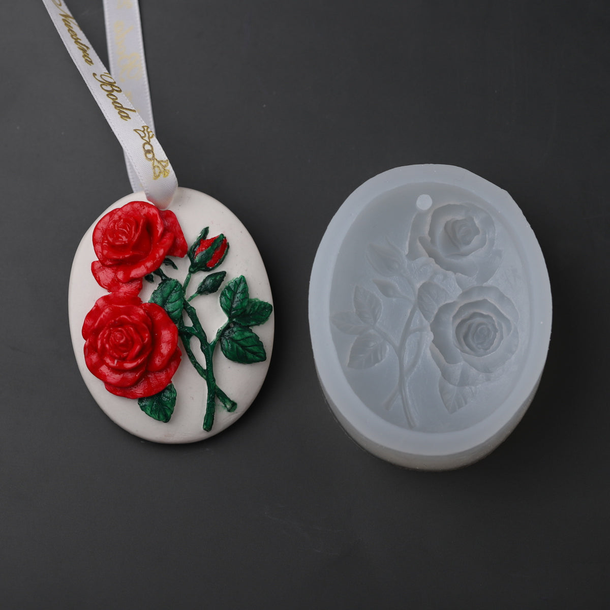 Rose Pendant Aromatherapy Resin Mold