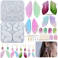 Butterfly Wing Earrings Resin Silicone Mold