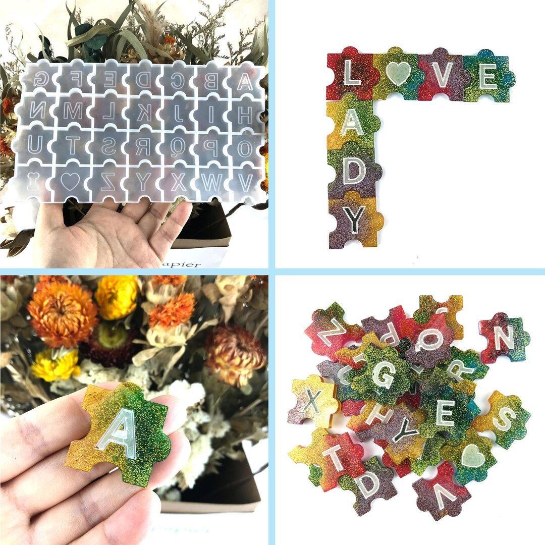 Alphabet Puzzle Resin Mold - IntoResin