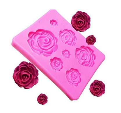 Roses Silicone Mold Rose Flower Silicone Mold - IntoResin