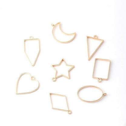 10Pcs Resin Blank Frame for Resin Earrings Necklace Jewelry Making –  IntoResin