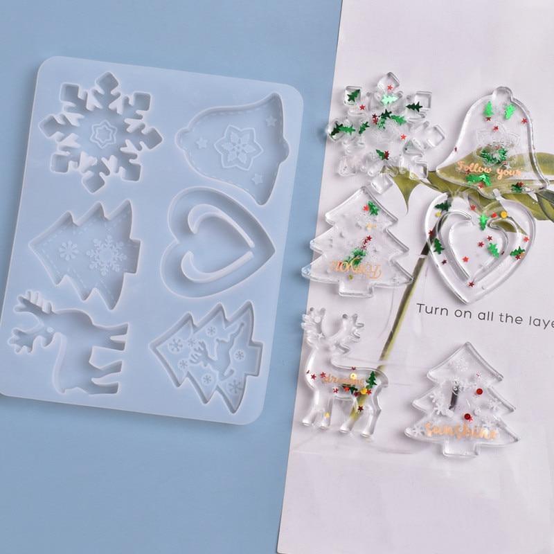 6 IN 1 Christmas Holiday Resin Molds - IntoResin