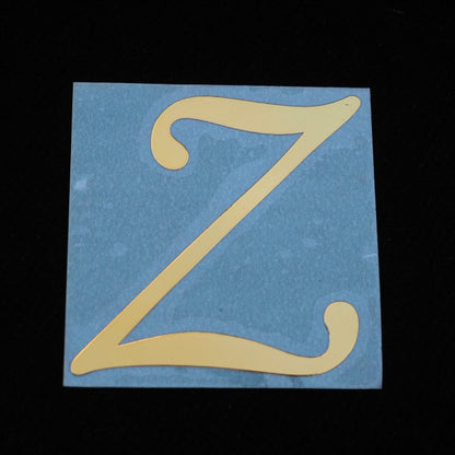 5cm A-Z 26 Letters Metallic Stickers for Resin Craft(3 pcs per letter)