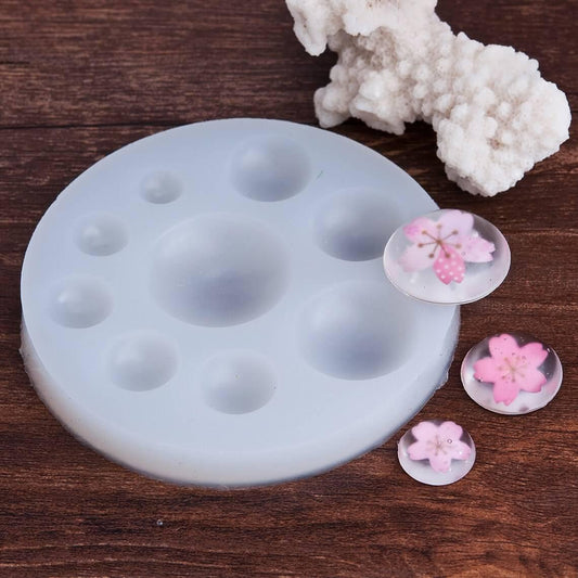 Resin Dome Circle Mold, Soft Silicone for Resin Casting - IntoResin
