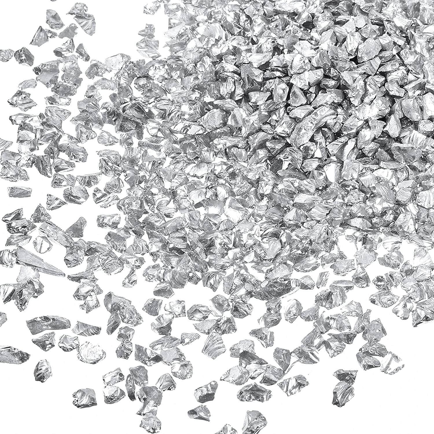 RUIRUI Black Crushed Glass Glitter, 3.5oz (100g), 2-3mm For Resin, Nails, Jewelry Making